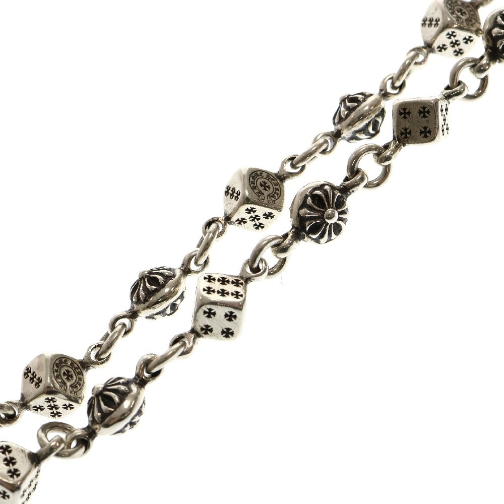 CHROME HEARTS(クロムハーツ) DICE 1CRS BALL-1 1クリップダイスクロスボール シルバーウォレットチェーン