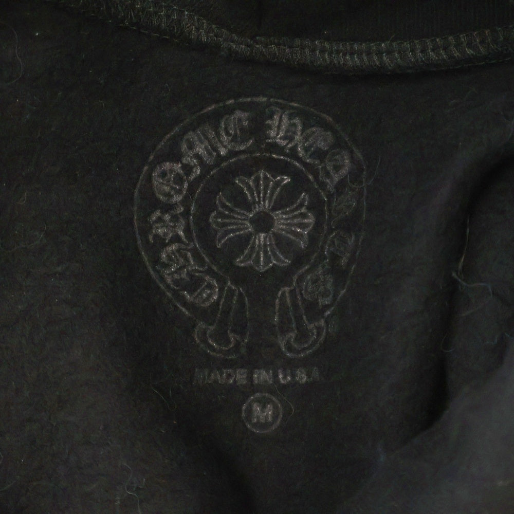 CHROME HEARTS(クロムハーツ) SWTSHRT PLVR 袖ロゴプリントプルオーバーパーカー