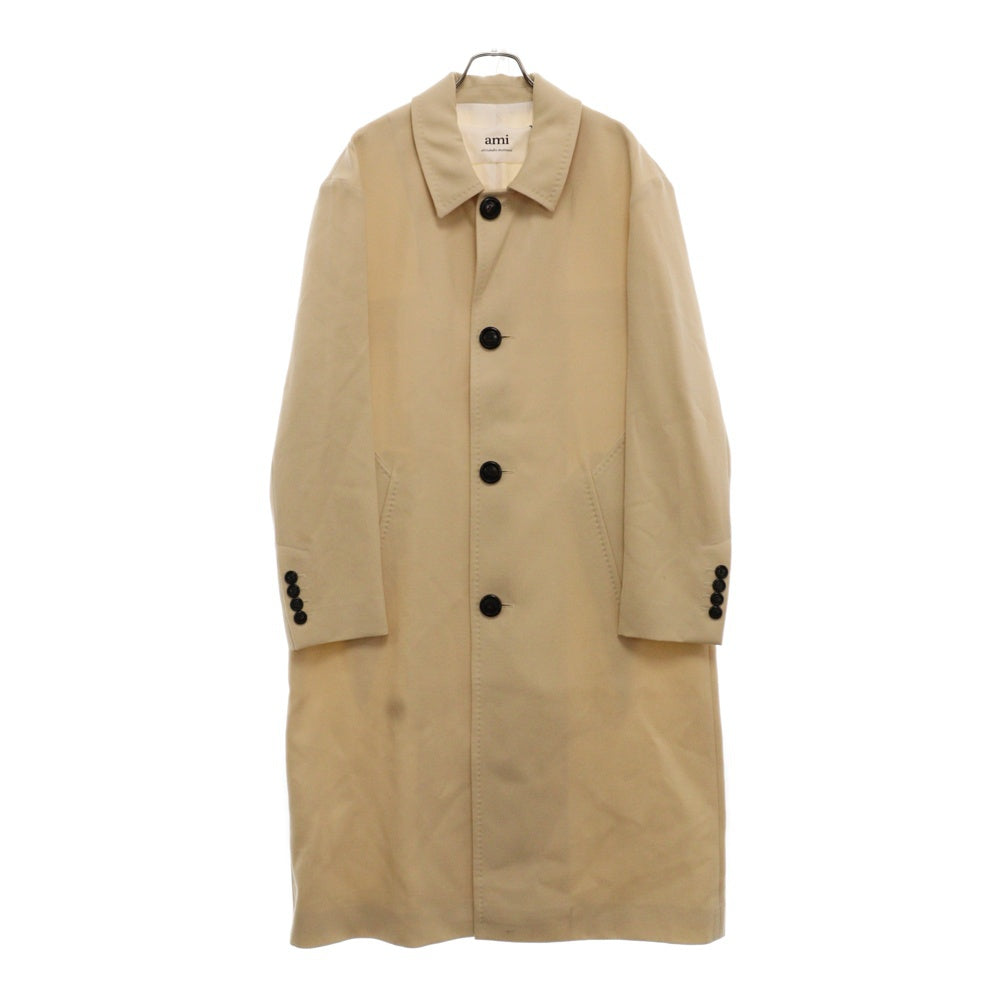 AMI Alexandre Mattiussi(アミアレクサンドルマテュッシ) ウールロングコート HCO003 WV0004 ベージュ