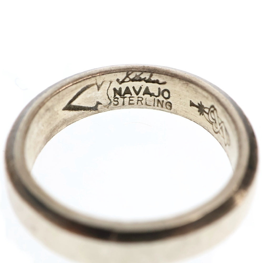 INDIAN JEWELRY(インディアンジュエリー) NAVAJO Stanley Parker ナバホ族 スタンレイ・パーカー SV3連リング シルバー