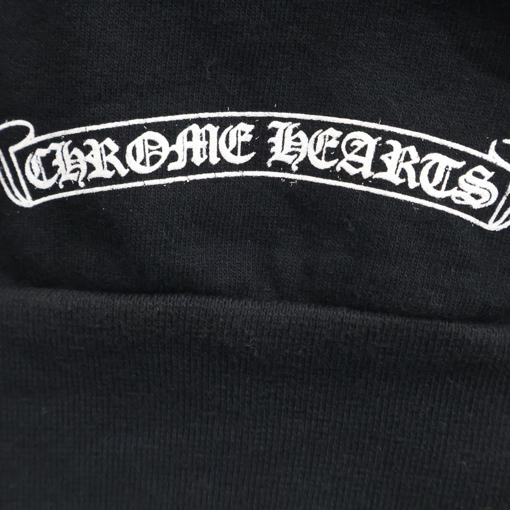 CHROME HEARTS(クロムハーツ) SWTSHRT PLVR バックホースシュー袖フローラルプリントスウェット