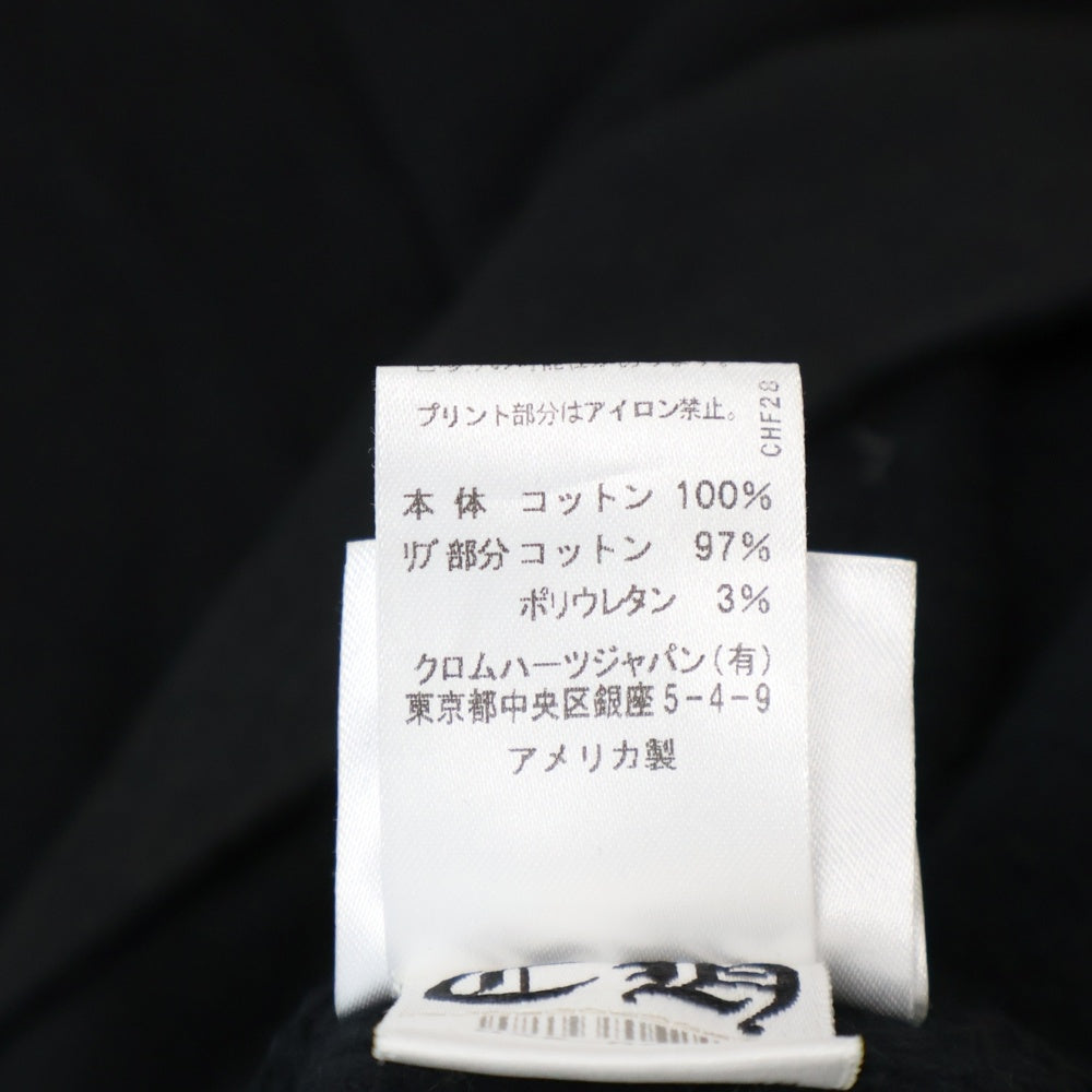 CHROME HEARTS(クロムハーツ) SWTSHRT PLVR バックホースシュー袖フローラルプリントスウェット