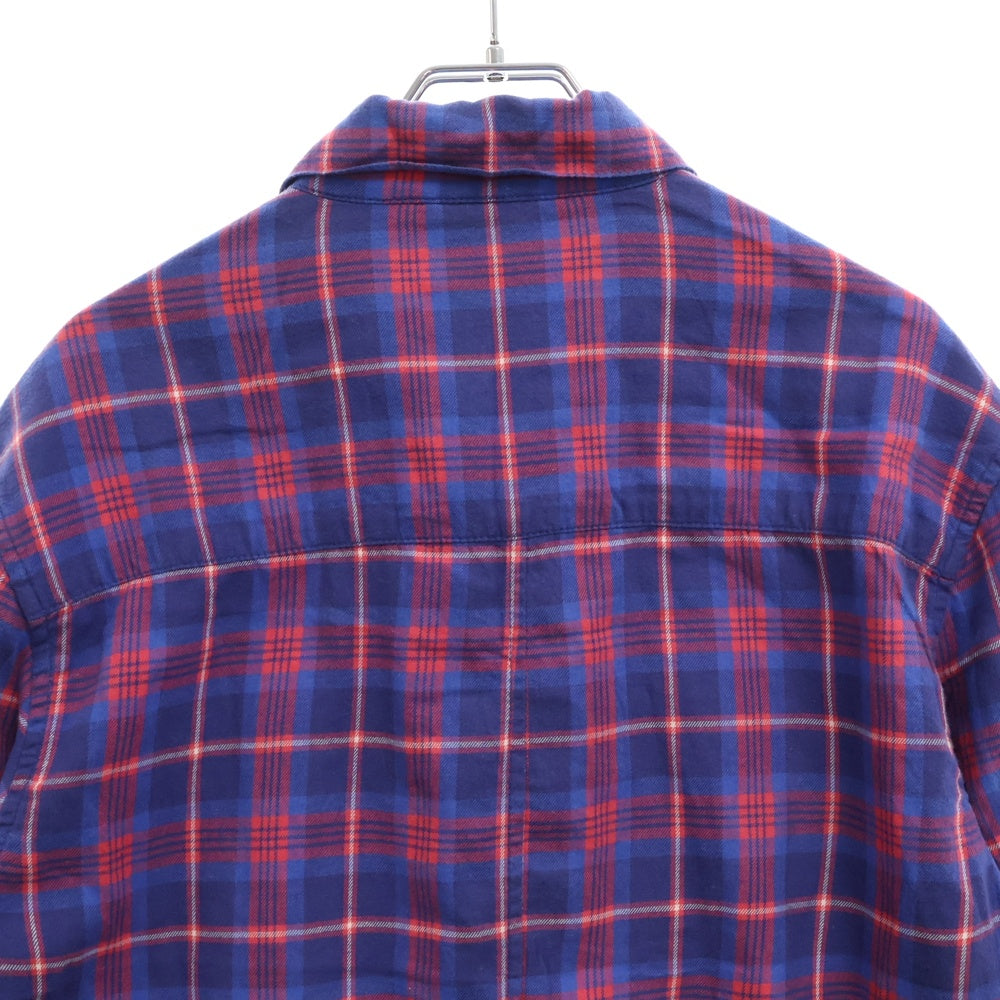 CHROME HEARTS(クロムハーツ) LOOSEENDS LS CHECK ルーズエンド スターパッチ クロスボールボタン長袖チェックシャツ
