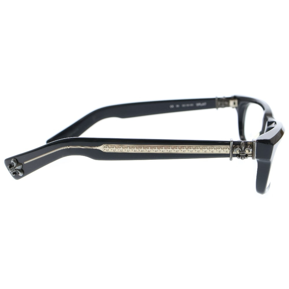 CHROME HEARTS(クロムハーツ) SPLAT BSフレアテンプルアイウェア サングラス メガネ 眼鏡 ブラック/シルバー