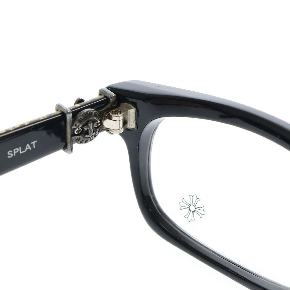 CHROME HEARTS(クロムハーツ) SPLAT BSフレアテンプルアイウェア サングラス メガネ 眼鏡 ブラック/シルバー