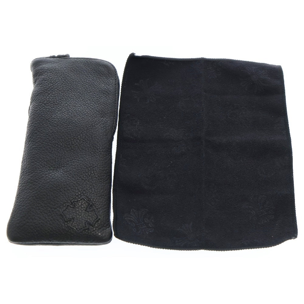 CHROME HEARTS(クロムハーツ) SPLAT BSフレアテンプルアイウェア サングラス メガネ 眼鏡 ブラック/シルバー