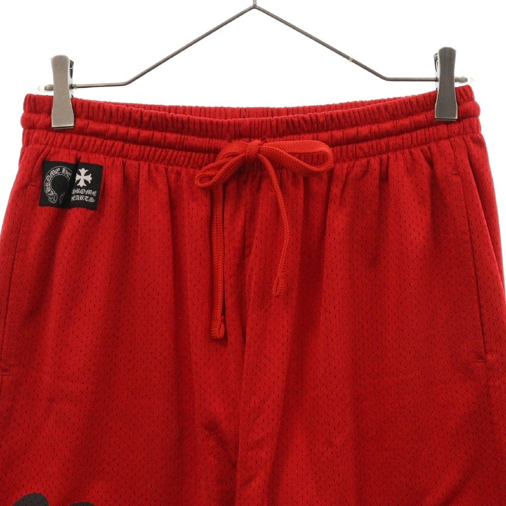 CHROME HEARTS(クロムハーツ) × MATTY BOY MESH HALF PANTS マッティボーイ CHロゴプリント メッシュハーフパンツ ショーツ レッド