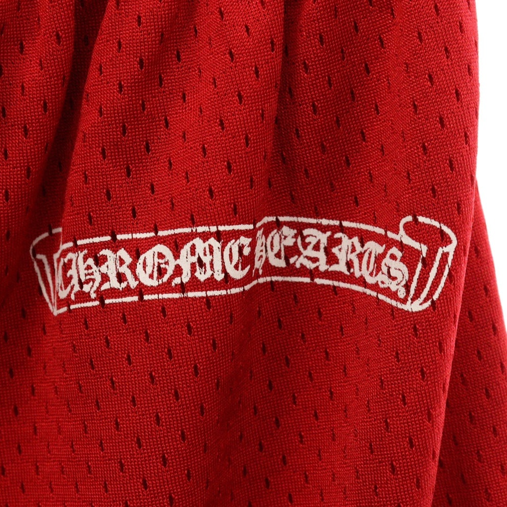 CHROME HEARTS(クロムハーツ) × MATTY BOY MESH HALF PANTS マッティボーイ CHロゴプリント メッシュハーフパンツ ショーツ レッド