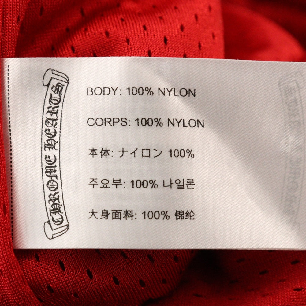 CHROME HEARTS(クロムハーツ) × MATTY BOY MESH HALF PANTS マッティボーイ CHロゴプリント メッシュハーフパンツ ショーツ レッド