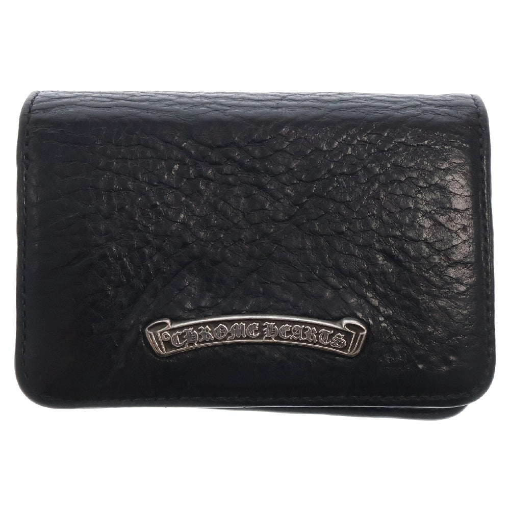 CHROME HEARTS(クロムハーツ) CRD CSE3PKTWDV1 アーチロゴプレート3ポケットレザーカードケース