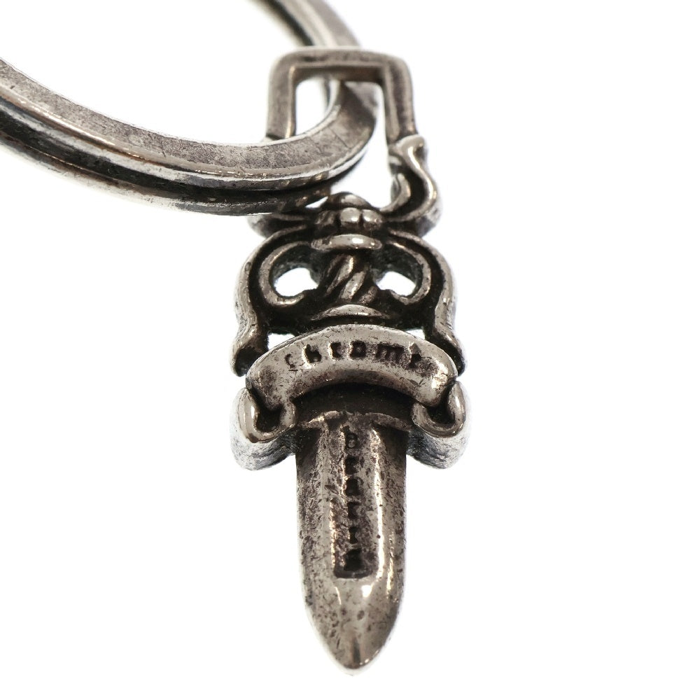 CHROME HEARTS(クロムハーツ) CELTIC ROLLER DAGGER ケルティックローラー ダガー キーチェーン キーリング キーホルダー シルバー