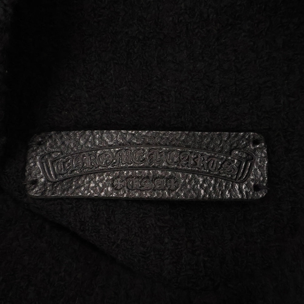 CHROME HEARTS(クロムハーツ) ハラコクロスパッチハイネックカシミアニット セーター