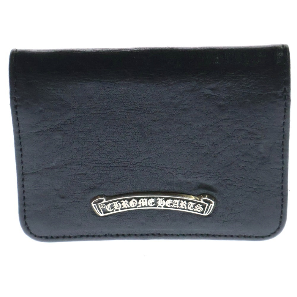 CHROME HEARTS(クロムハーツ) CRD CSE3PKTWDV1 アーチロゴプレート3ポケットレザーカードケース