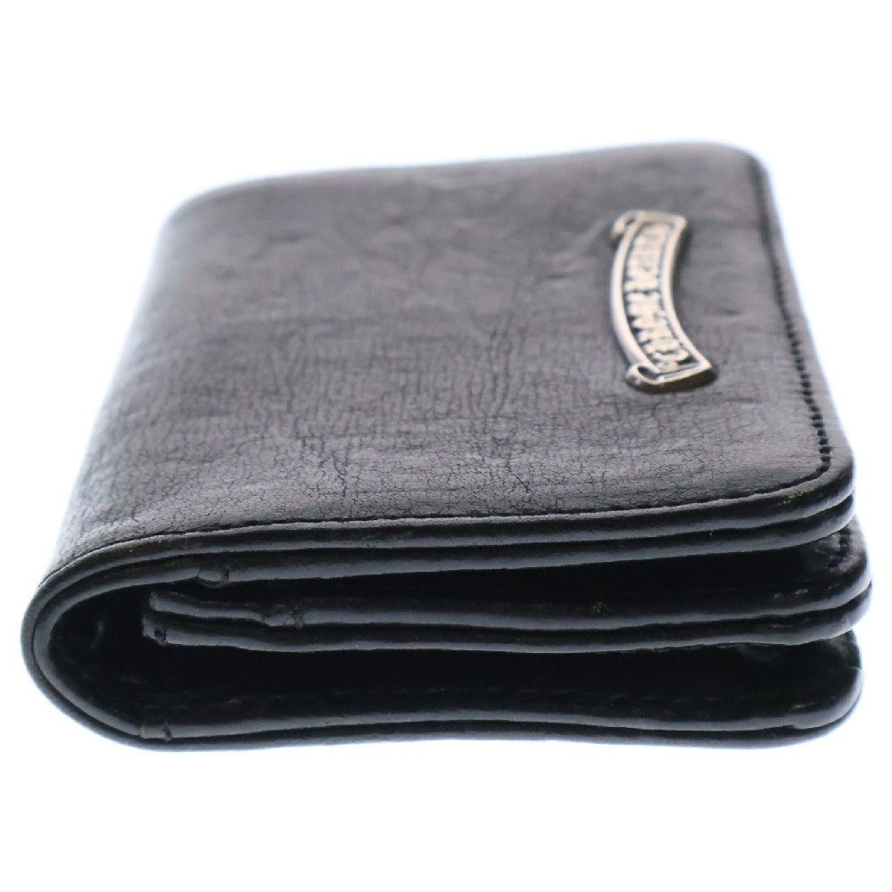 CHROME HEARTS(クロムハーツ) CRD CSE3PKTWDV1 アーチロゴプレート3ポケットレザーカードケース