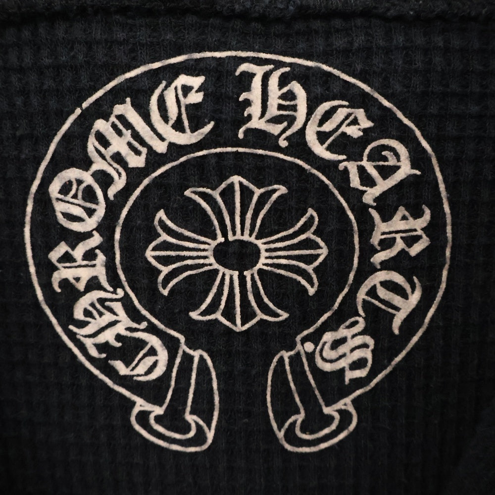 CHROME HEARTS(クロムハーツ) SWTSHRT HD ZIP バックプリント 裏地サーマル ダガージップパーカー ブラック