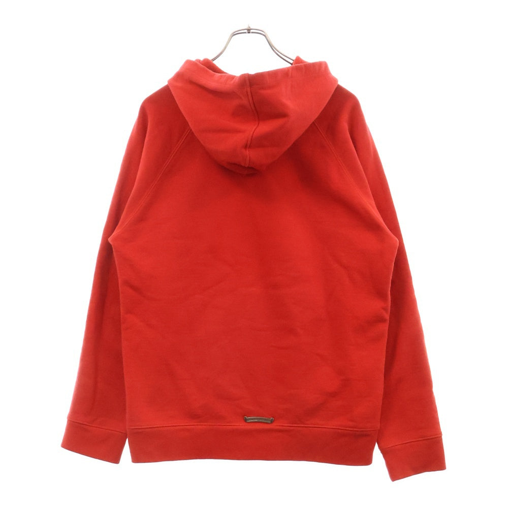 CHROME HEARTS(クロムハーツ) Y NOT Cemetery Cross Pullover Hoodie King Taco ワイノットセメタリークロスプルオーバーフーディ パーカー ロゴ刺繍 レッド キングタコ