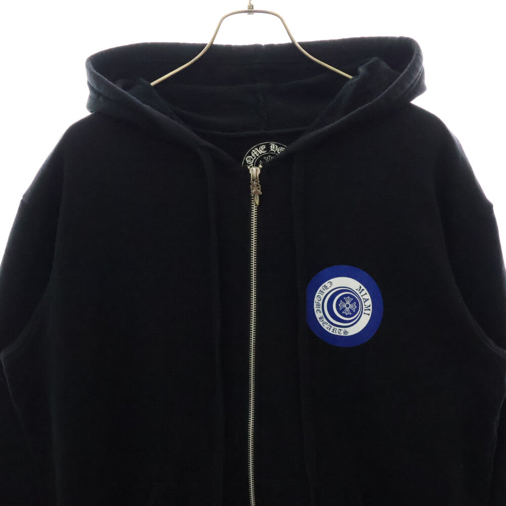 CHROME HEARTS(クロムハーツ) MIAMI PRO FOTIプリントダガージップアップパーカー