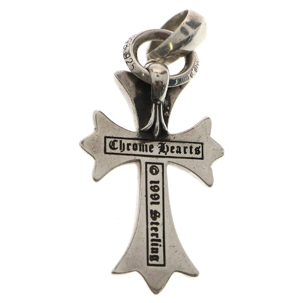 CHROME HEARTS(クロムハーツ) CH CRS SML W/BALE Wベイル スモールCHクロス ペンダントトップ シルバー BCA218