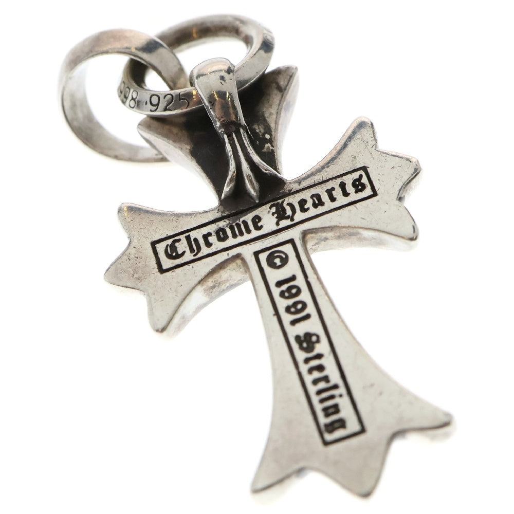CHROME HEARTS(クロムハーツ) CH CRS SML W/BALE Wベイル スモールCHクロス ペンダントトップ シルバー BCA218