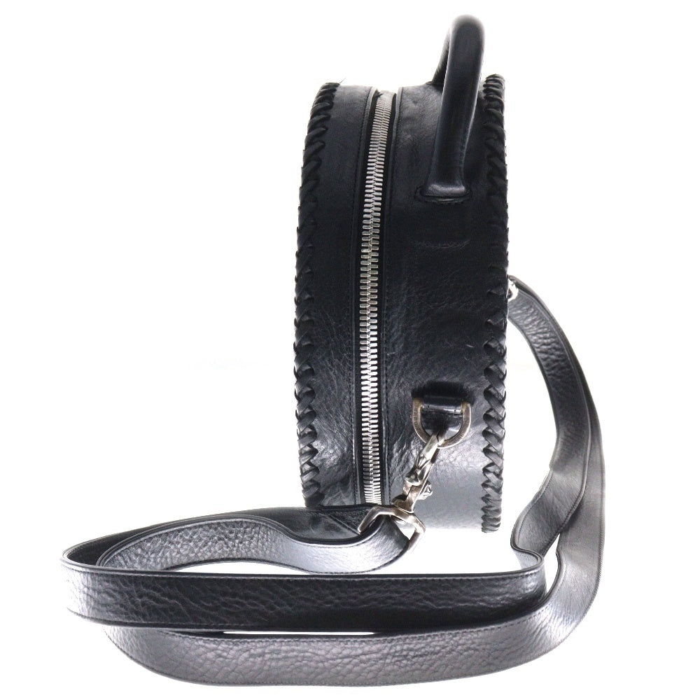 CHROME HEARTS(クロムハーツ) BLUE MOON BABY ブルームーンベイビー クロス装飾レザーショルダーバッグ