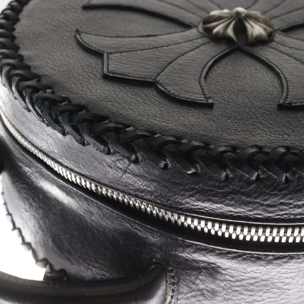 CHROME HEARTS(クロムハーツ) BLUE MOON BABY ブルームーンベイビー クロス装飾レザーショルダーバッグ