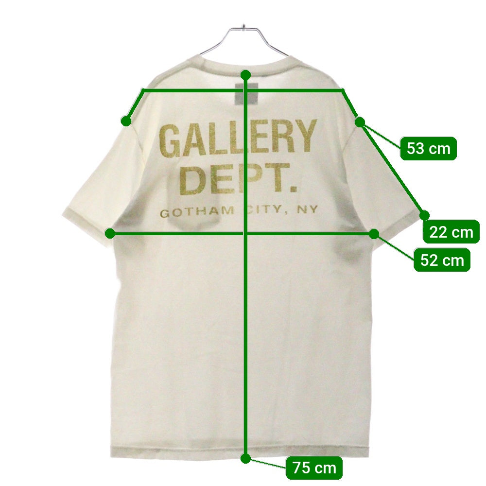 GALLERY DEPT.(ギャラリーデプト) GOTHAM CITY ロゴプリント半袖Tシャツ カットソー