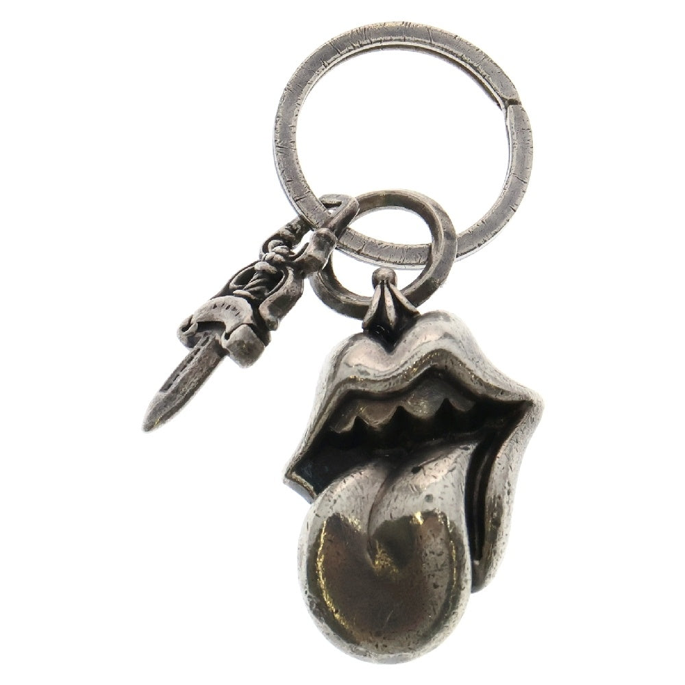 CHROME HEARTS(クロムハーツ) KEYCHEAIN キーリング キーホルダー リップアンドタン スプリットダガー