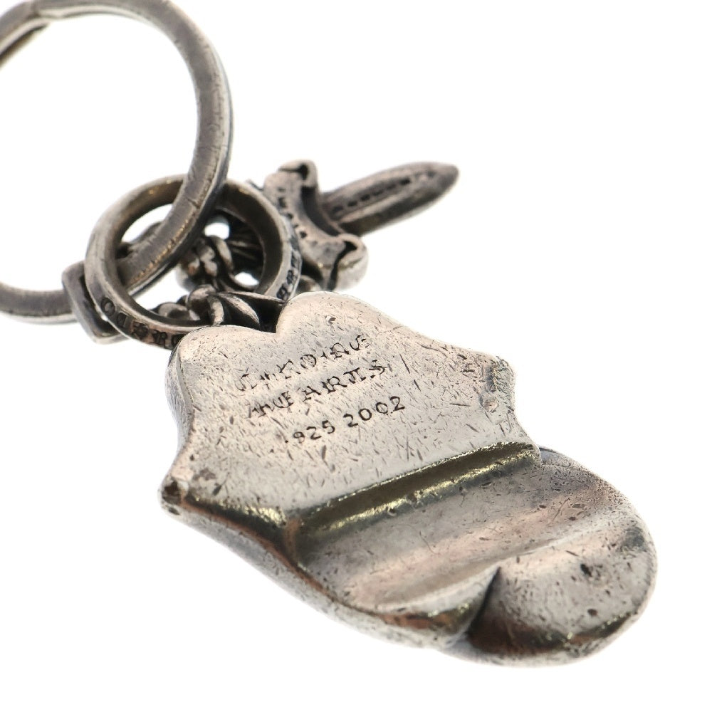 CHROME HEARTS(クロムハーツ) KEYCHEAIN キーリング キーホルダー リップアンドタン スプリットダガー