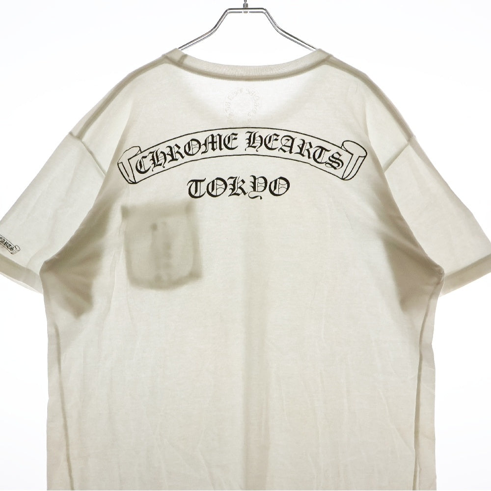 CHROME HEARTS(クロムハーツ) CH T-SHRT TOKYO LTD 東京限定バックプリント 半袖Tシャツ カットソー ホワイト