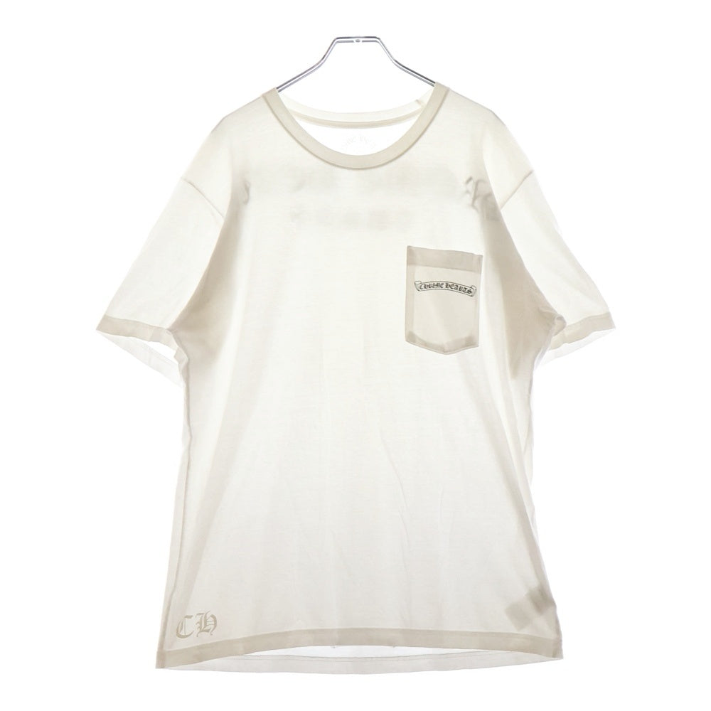 CHROME HEARTS(クロムハーツ) USA Logo S/S TEE スクロールロゴプリントクルーネック半袖Tシャツ ホワイト