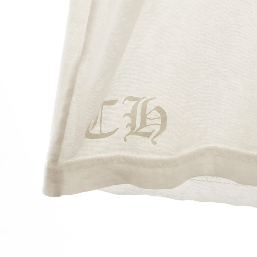 CHROME HEARTS(クロムハーツ) USA Logo S/S TEE スクロールロゴプリントクルーネック半袖Tシャツ ホワイト