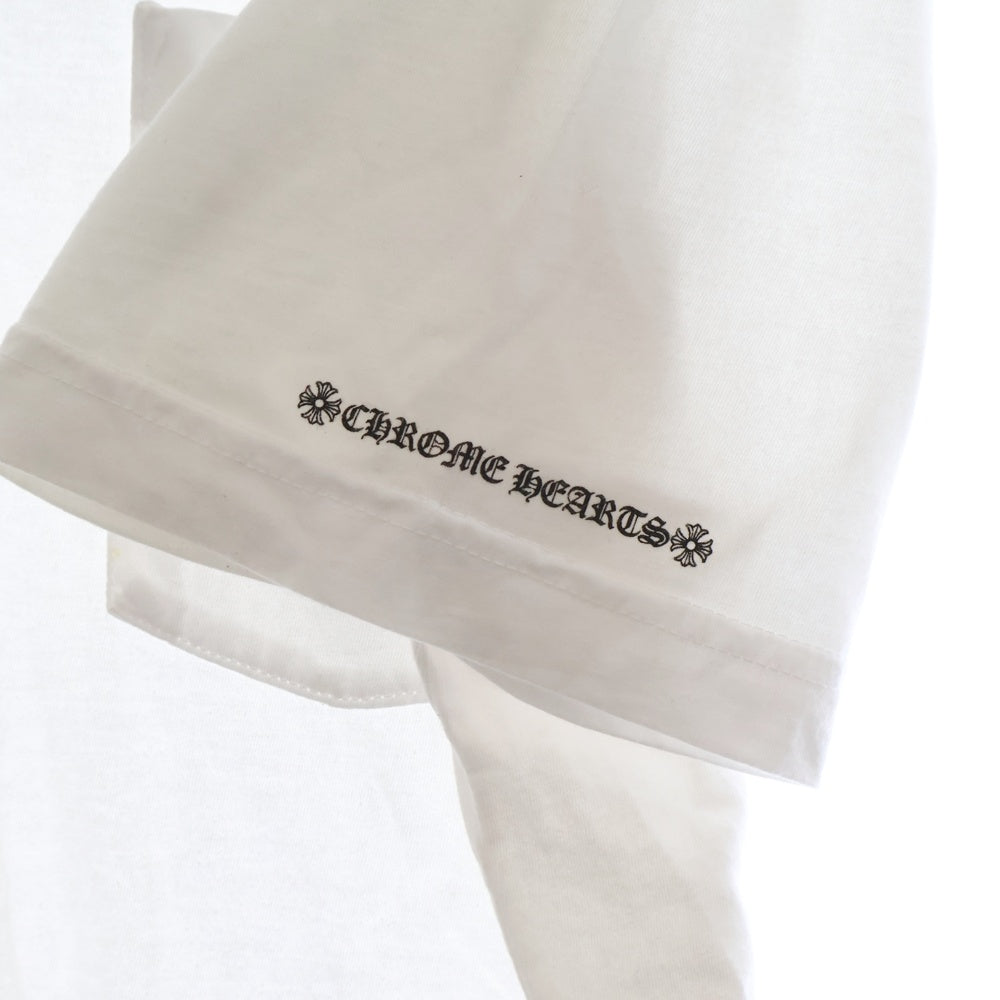 CHROME HEARTS(クロムハーツ) CH T-SHRT 1 バックスクロールラベルプリント 半袖Tシャツ カットソー ホワイト