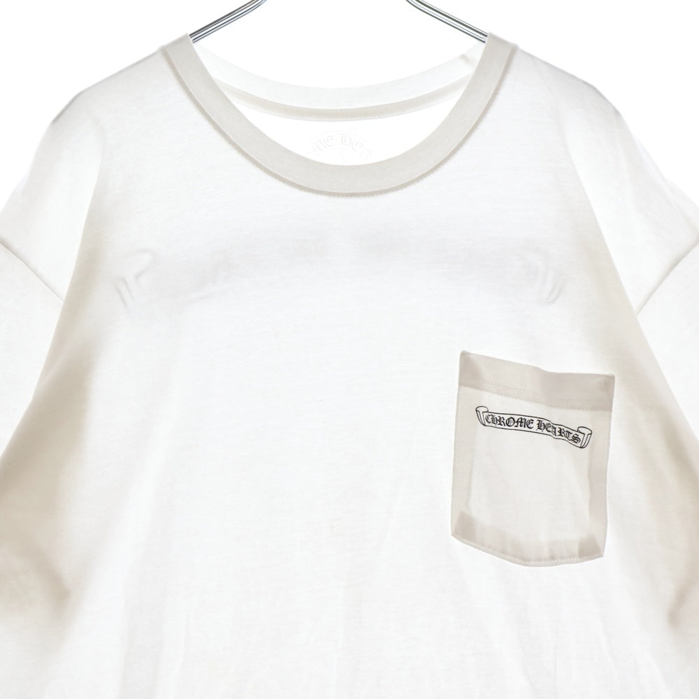 CHROME HEARTS(クロムハーツ) Back Scroll Tee バックスクロールロゴ 半袖Tシャツ ホワイト