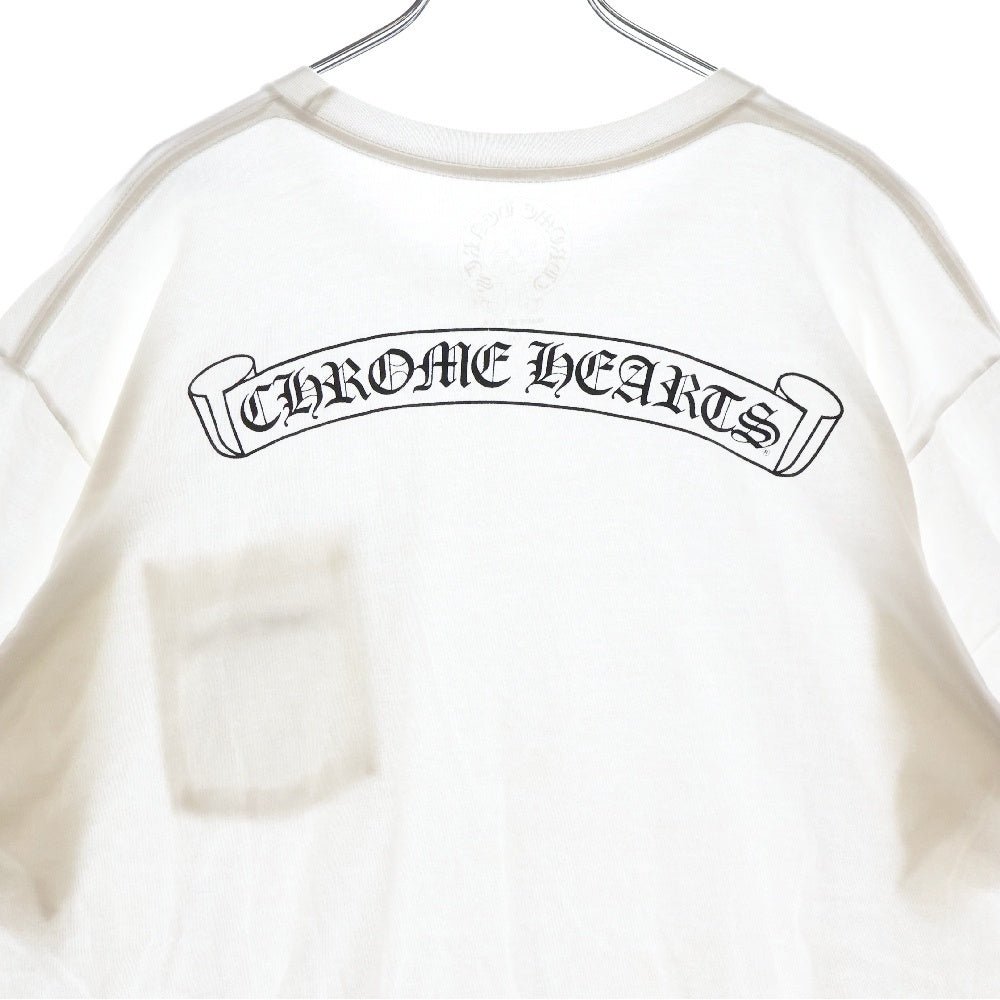 CHROME HEARTS(クロムハーツ) Back Scroll Tee バックスクロールロゴ 半袖Tシャツ ホワイト