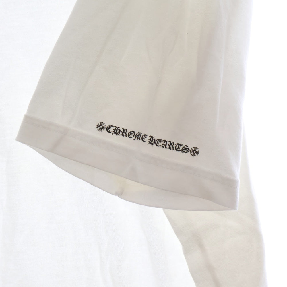 CHROME HEARTS(クロムハーツ) Back Scroll Tee バックスクロールロゴ 半袖Tシャツ ホワイト
