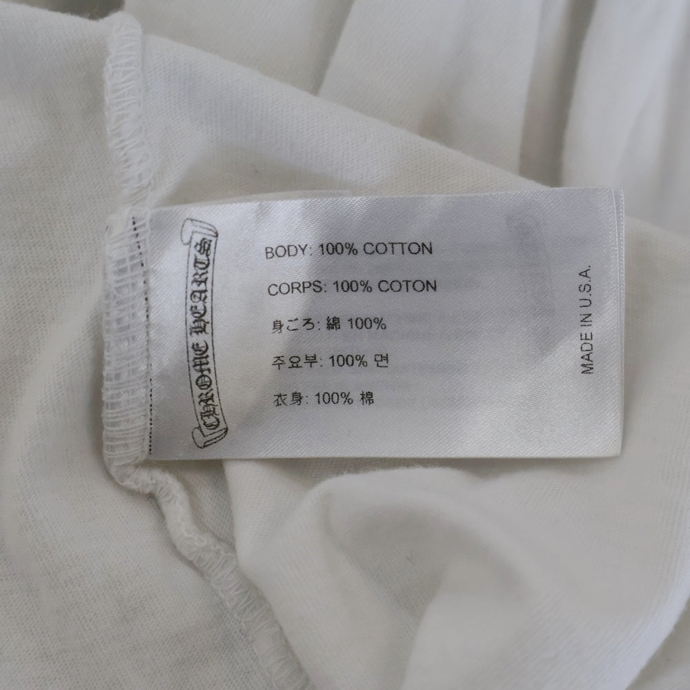 CHROME HEARTS(クロムハーツ) CH T-SHRT 1 バックヴァインダガー 半袖Tシャツ カットソー ホワイト/レッド