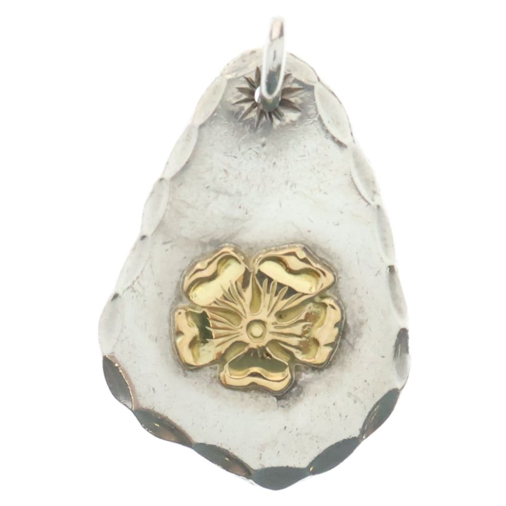 goro's(ゴローズ) ローズ印台メタル ペンダントトップ シルバー/ゴールド