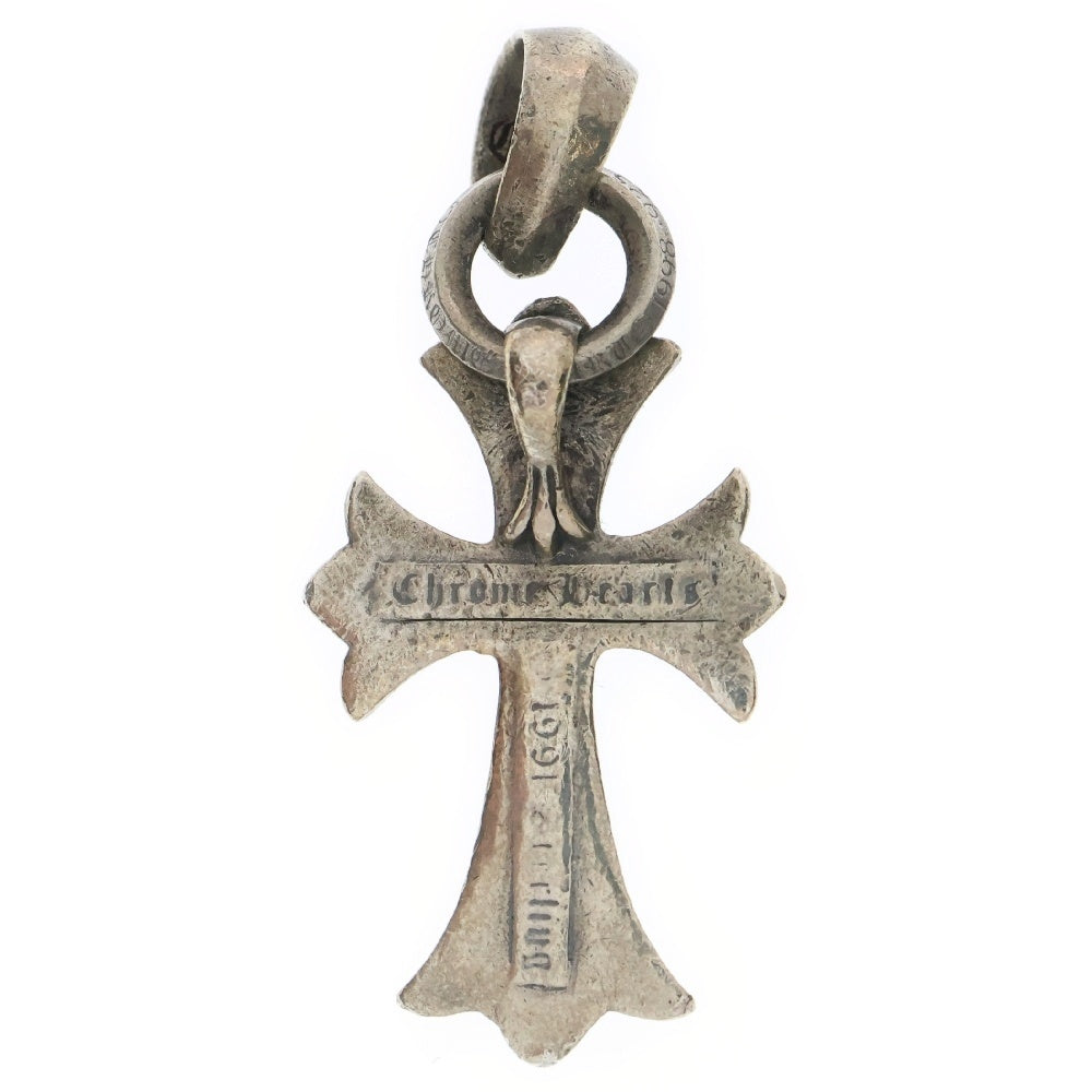 CHROME HEARTS(クロムハーツ) CH CRS SML W/BALE Wベイル スモールCHクロス ペンダントトップ シルバー BCA218