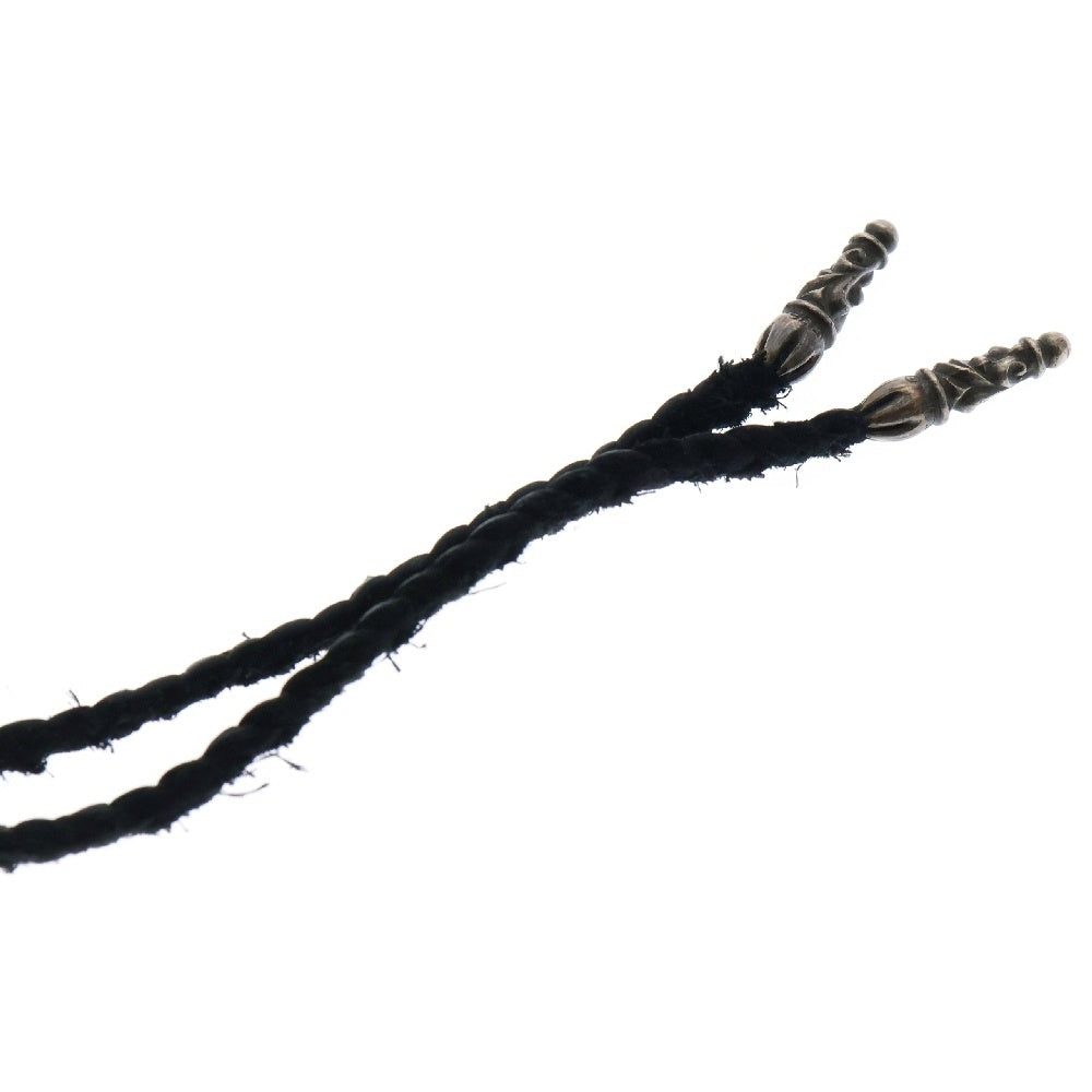 CHROME HEARTS(クロムハーツ) BS FLUER LB BSフレア wレザーブレイド シルバーネックレス