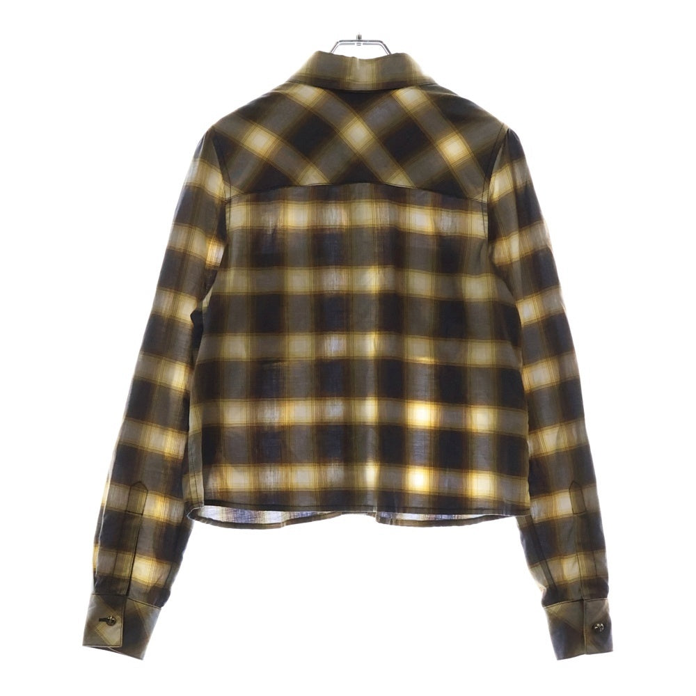 CHROME HEARTS(クロムハーツ) BSフレアボタン長袖チェックシャツ