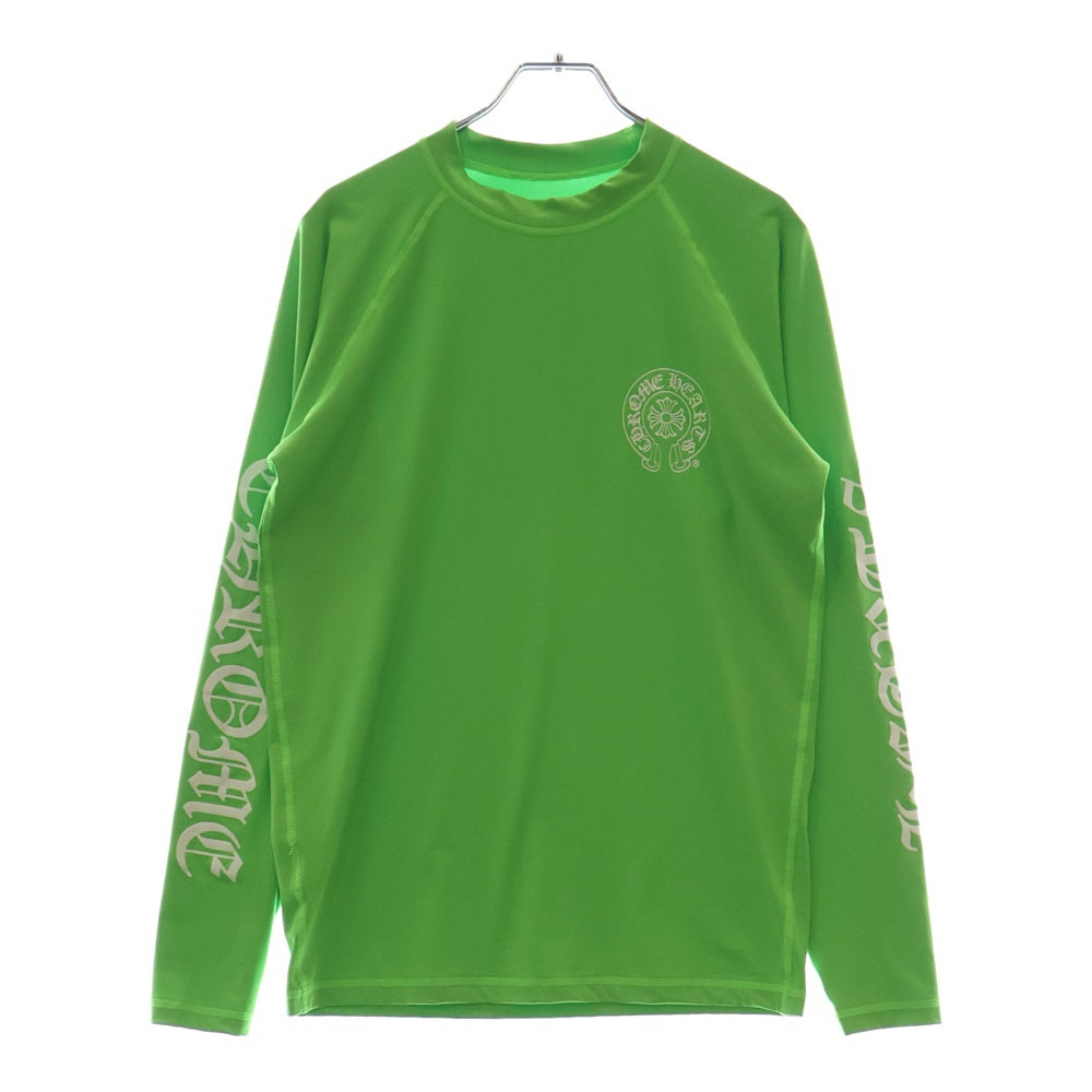 CHROME HEARTS(クロムハーツ) RUSH GUARD ロゴプリントラッシュガード 長袖 カットソー