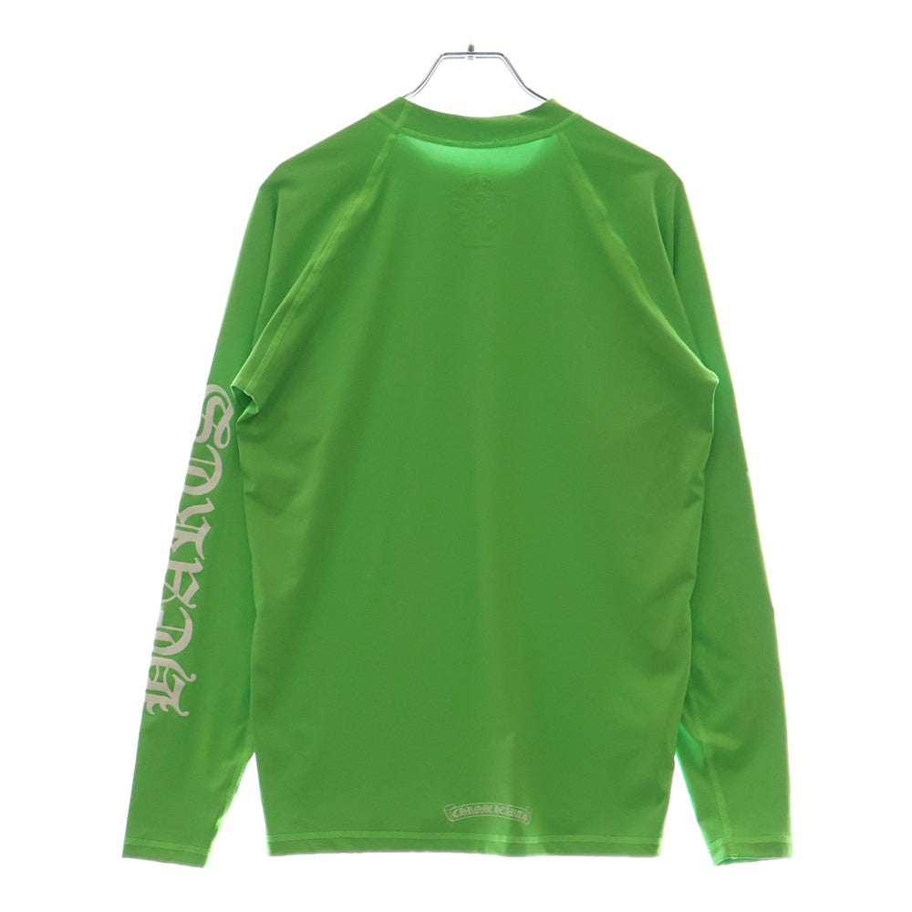 CHROME HEARTS(クロムハーツ) RUSH GUARD ロゴプリントラッシュガード 長袖 カットソー
