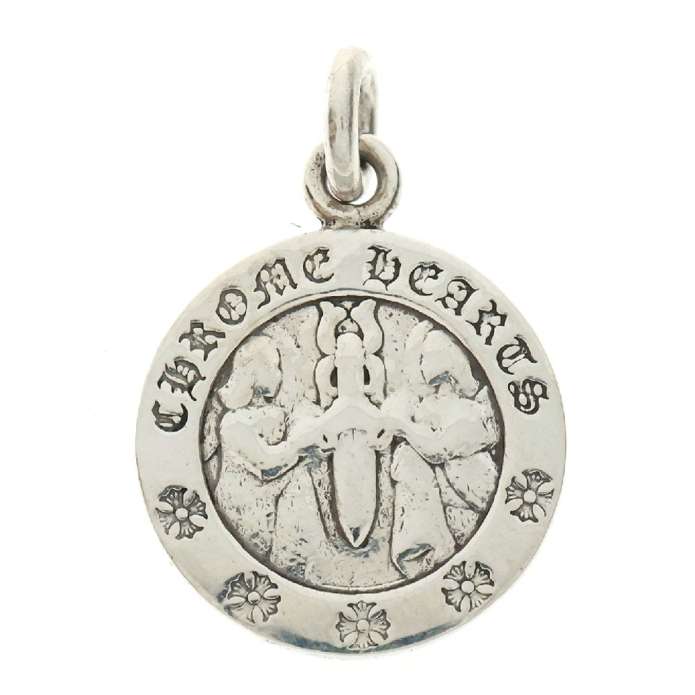 CHROME HEARTS(クロムハーツ) CHRM ANGL MDL V2 エンジェルメダルチャーム ペンダントトップ シルバーBCA229