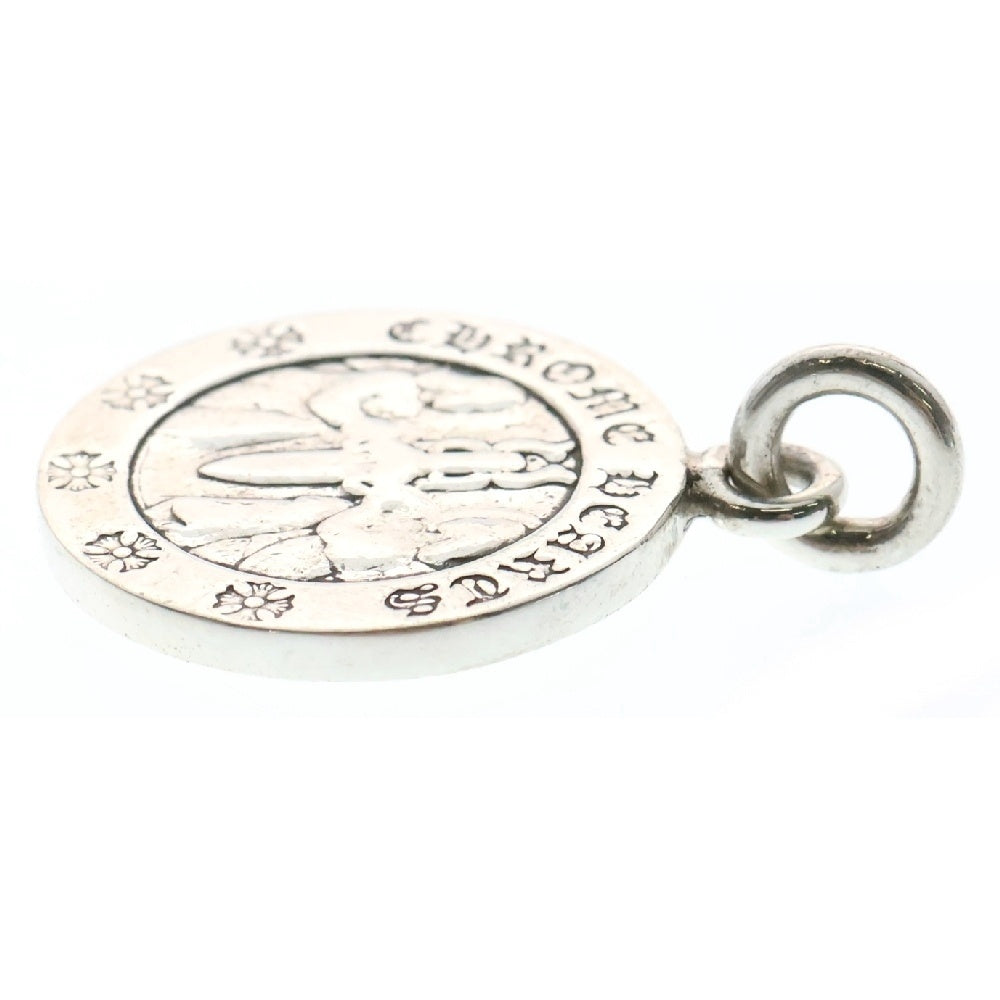 CHROME HEARTS(クロムハーツ) CHRM ANGL MDL V2 エンジェルメダルチャーム ペンダントトップ シルバーBCA229