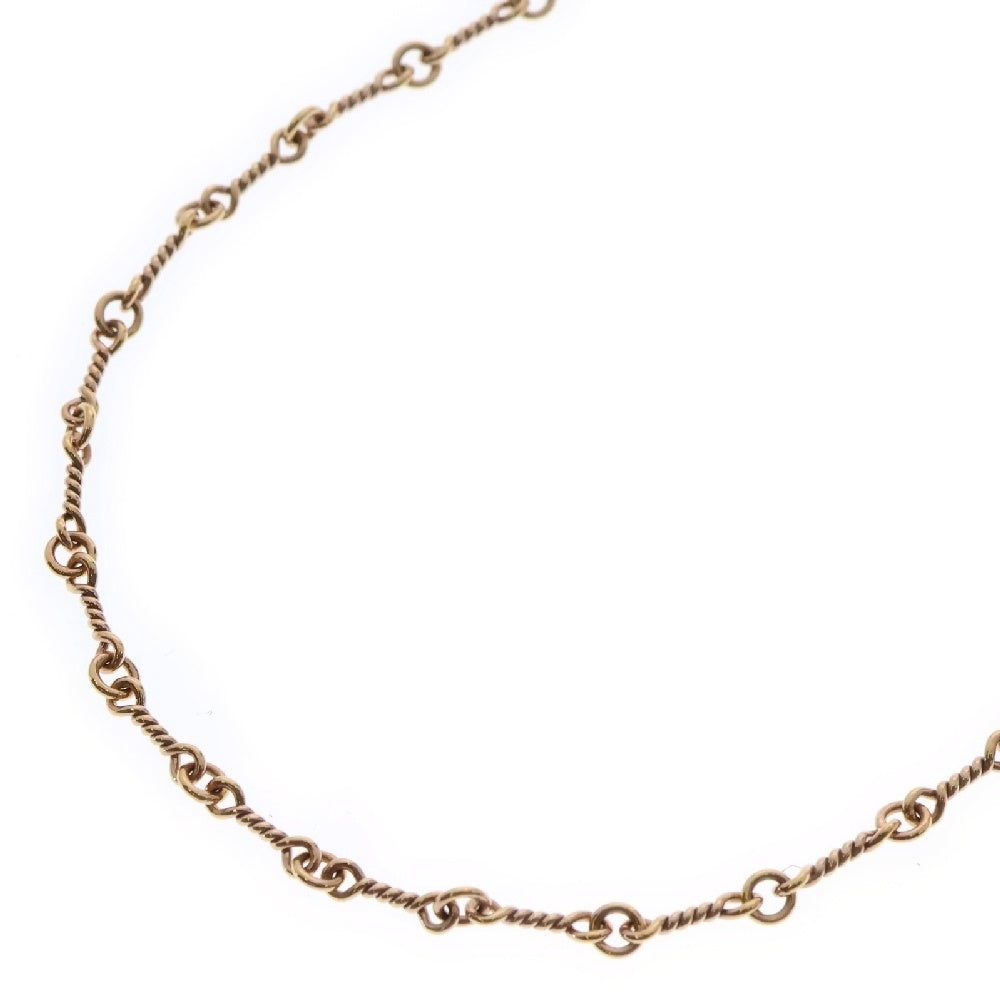 CHROME HEARTS(クロムハーツ) 22K NECKCHAIN T24 ツイストチェーンネックレス 24inch ゴールド