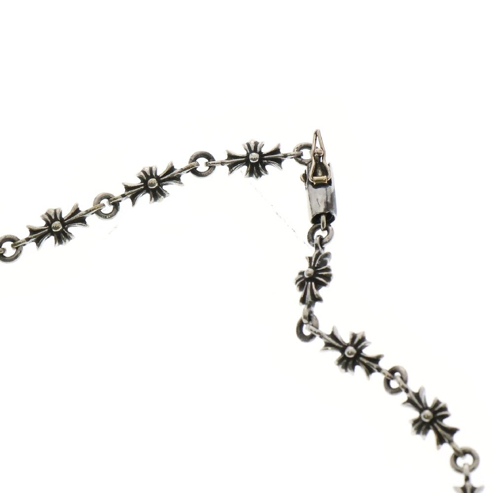 CHROME HEARTS(クロムハーツ) TNY E20 CRS F PAVE DIA タイニーEチェーンネックレス ファットクロス パヴェダイヤ 20inch シルバー