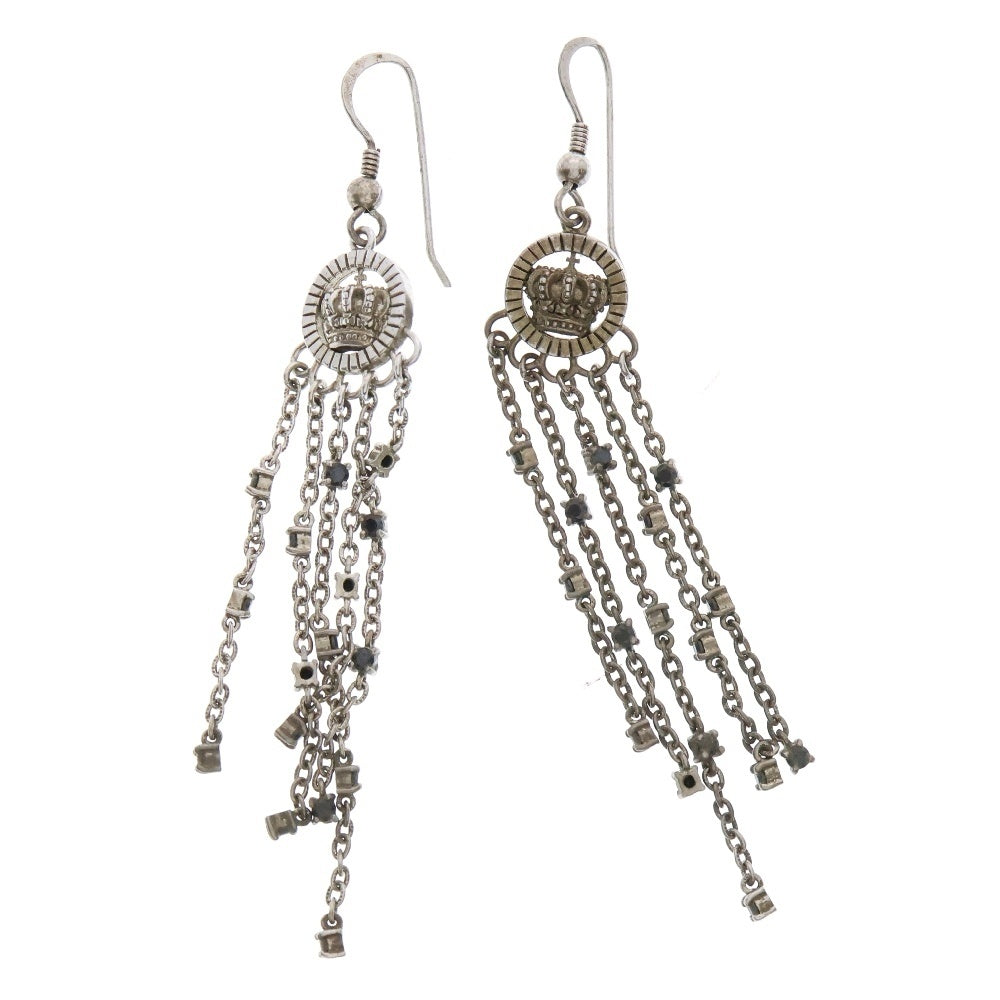 Justin Davis(ジャスティンデイヴィス) CHIMES チェーン キュービックジルコニア シルバー ピアス SEJ179