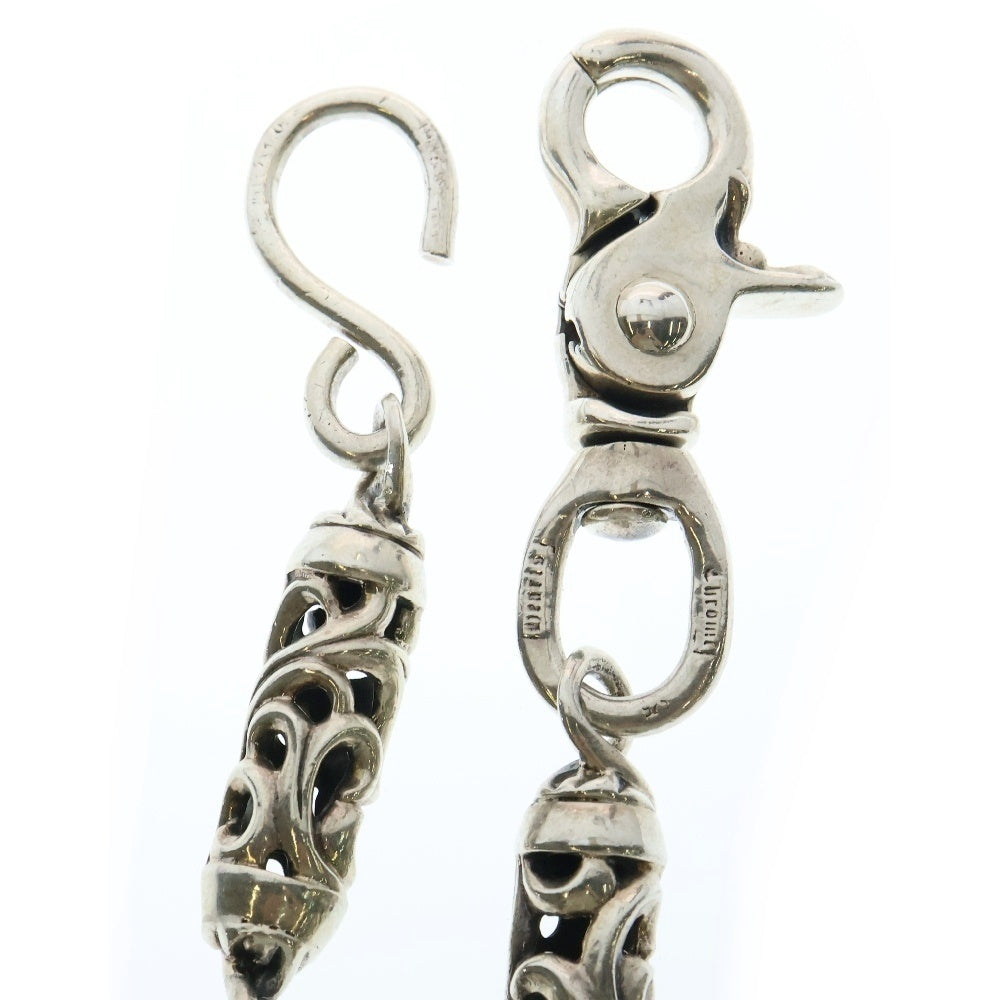 CHROME HEARTS(クロムハーツ) ROLLER 1クリップ ローラー ウォレットチェーン ショート シルバー