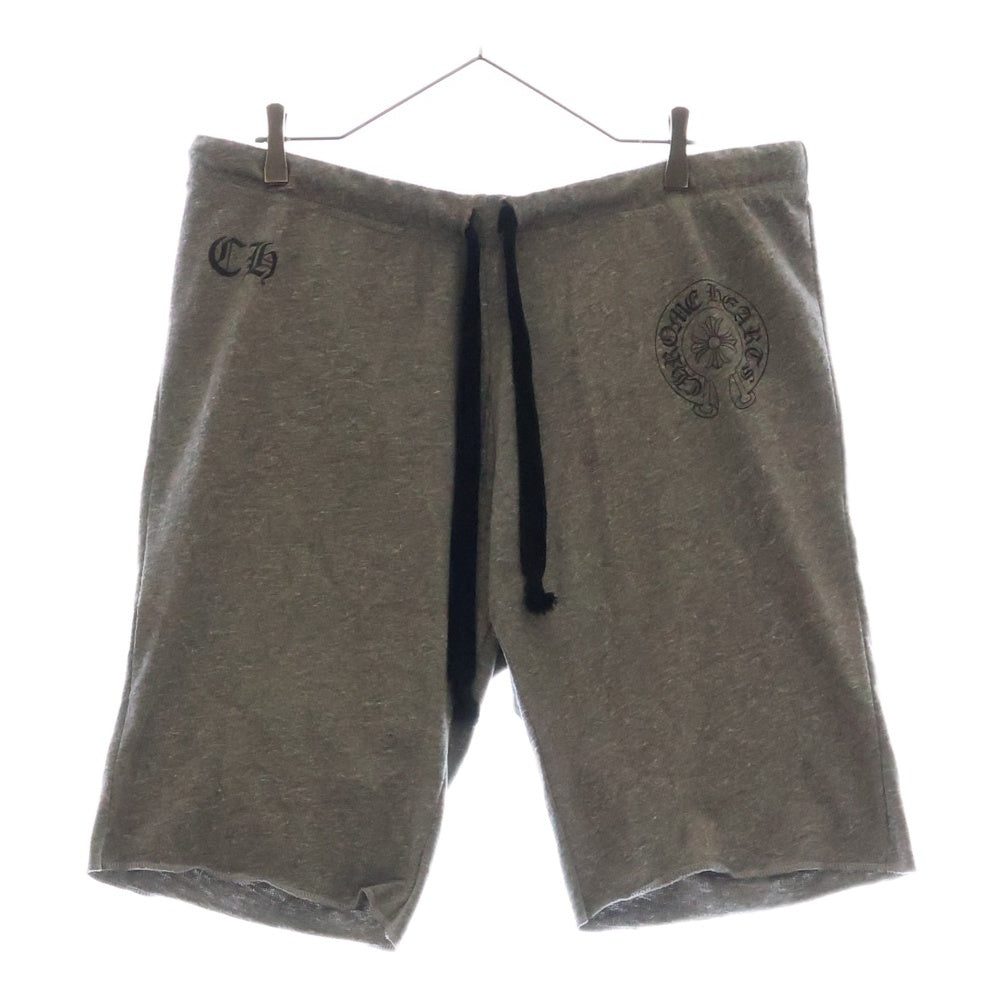 CHROME HEARTS(クロムハーツ) CHロゴスウェットショーツ ショートパンツ ハーフパンツ グレー