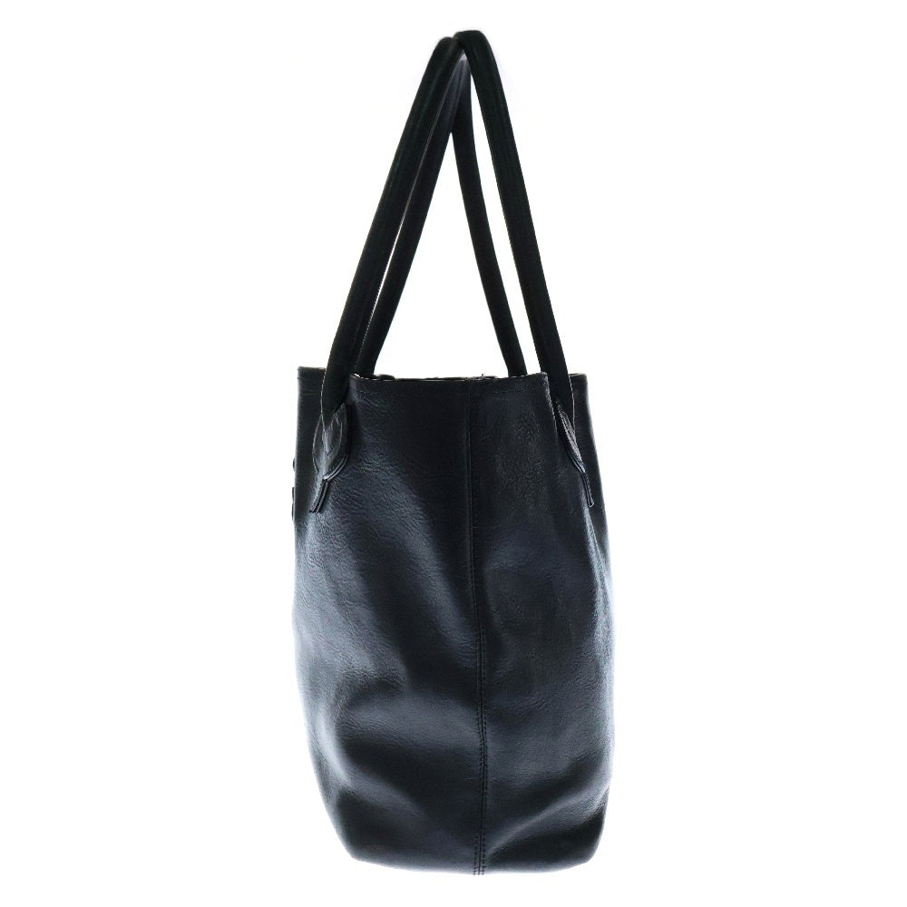 CHROME HEARTS(クロムハーツ) FS TOTE FSトート クロスパッチ付きレザートートバッグ ブラック
